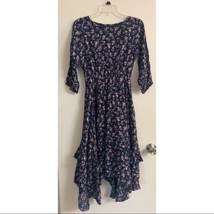 Joyfolie Navy Floral Kids Dress